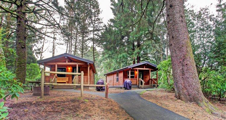 Oregon Parks and Recreation cabins